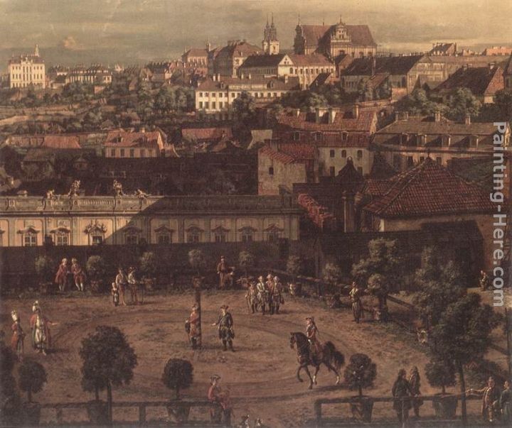 Bernardo Bellotto View of Warsaw from the Royal Palace (detail)
